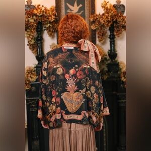 ⭐️Market of Stars⭐️ HEART OF GOLD Cropped Boho Duster Kimono